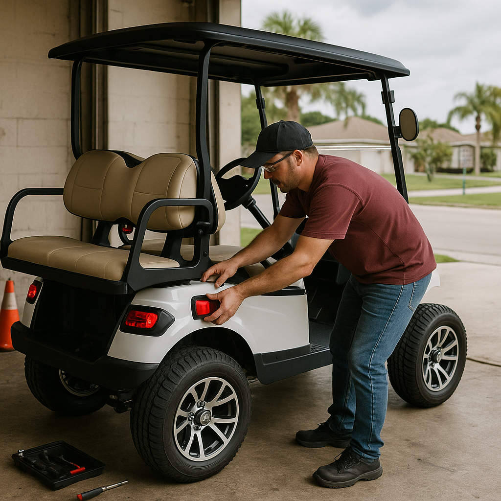 Making Your Golf Cart Ready for the Streets in Port Saint Lucie